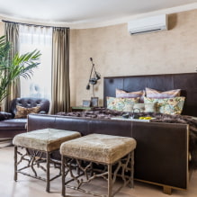 Double bed: photo, types, shapes, design, colors, styles-1