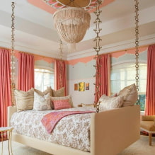 Hanging bed: types, options for fixing to the ceiling, shapes, design, ideas for the street-0