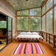 Hanging bed: types, options for attaching to the ceiling, shapes, design, ideas for the street-4