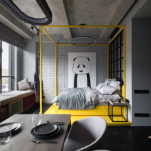 How to properly position the bed in the bedroom? Location relative to window, door, placement errors. -1