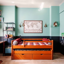 How to properly position the bed in the bedroom? Location relative to window, door, placement errors. -4