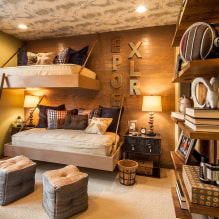 Children's beds: photos, types, materials, shapes, colors, design options, styles-4