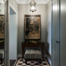 Tiles on the floor in the corridor and hallway: design, types, layout options, colors, combination-3