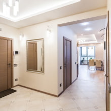 Tiles on the floor in the corridor and hallway: design, types, layout options, colors, combination-8