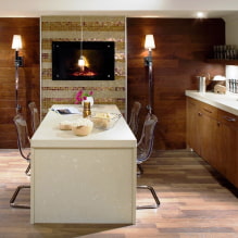 Mirror mosaic in the interior: design examples, tile shapes, finishing options-0