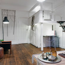 Bed under the ceiling: recommendations for choosing, types, design, photos in various styles-8