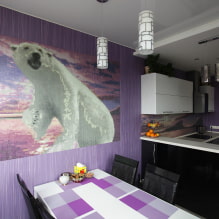 Mosaic in the interior: finishes, types, shapes of tiles, color, design and drawings-6