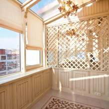 How to choose a tile for a balcony or loggia? Types, design, color, layout examples. -5