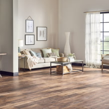 Linoleum for laminate: types, colors, design ideas, pros and cons-7