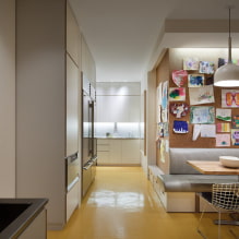 Linoleum in the kitchen: tips for choosing, design, types, colors-2