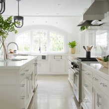 Linoleum in the kitchen: tips for choosing, design, types, colors-6