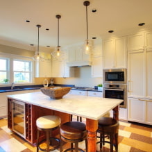 Linoleum for tiles: pros and cons, design, drawings, shapes, colors-5