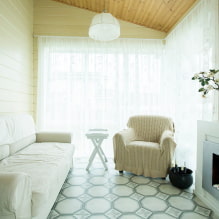 Linoleum for tiles: pros and cons, design, drawings, shapes, colors-8