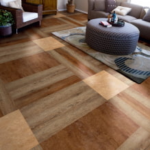 Linoleum in the interior: photos, types, design and drawings, colors, tips for choosing-0