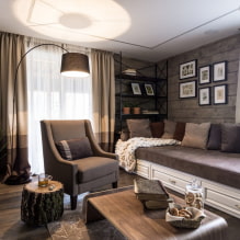 Sofa in the living room: design, types, materials, mechanisms, shapes, colors, choice of location-7