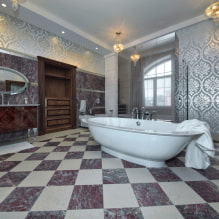 Quartz vinyl floor tiles: types, design, comparison with other materials, installation-0