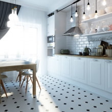 Floor tiles in the interior: types, designs and patterns, sizes and shapes, colors, combinations-6