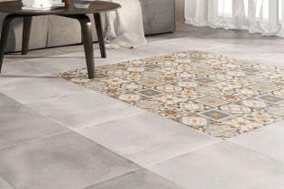 Floor tiles in the interior: types, designs and patterns, sizes and shapes, colors, combinations