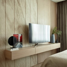 TV stand: types, choice of shape, material, color scheme, design-0