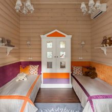 Wardrobe in the nursery: types, materials, color, design, location, examples in the interior-0