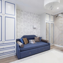 Wardrobe in the nursery: types, materials, color, design, location, examples in the interior-1