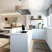 Design of a studio apartment 25 sq. m. - interior photos, projects, rules of arrangement-1