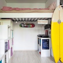 Design of a small studio apartment 18 sq. m. - photo of the interior, ideas of arrangement-4