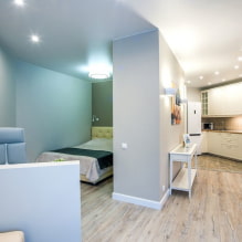 Design studio apartment 29 sq. m. - photo of the interior, ideas of arrangement-1