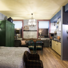 Design studio apartment 29 sq. m. - interior photos, arrangement ideas-2