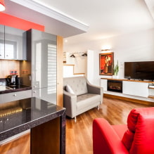 Studio apartment design: arrangement ideas, lighting, styles, decoration-3