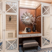 Wardrobe in the hallway and corridor: types, internal content, location, color, design-0