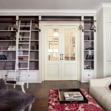 Wardrobe in the living room: types, options for filling, colors, location, wardrobe in hall-0