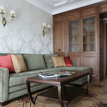 Wardrobe in the living room: types, options for filling, colors, location, wardrobe in hall-2