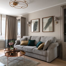 Wardrobe in the living room: types, options for filling, colors, location, wardrobe in hall-4