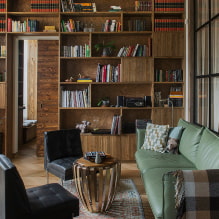 Wardrobe in the living room: types, filling options, colors, location, wardrobe in hall-5