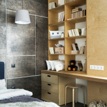 Bookshelves and racks: types, materials, color, arrangement in the room, design-3