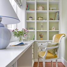 How to equip an office on a balcony or loggia in an apartment? -6