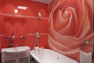 Red bathroom: design, combinations, shades, plumbing, examples of toilet finishes