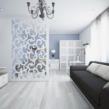 Apartment 40 sq. m. - modern design ideas, zoning, photos in the interior-0