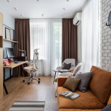 Apartment design 37 sq. m. - layouts, zoning, examples and photos of repair-5