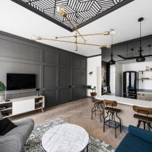 Apartment design 38 sq. m. - interior photos, zoning, arrangement ideas-1