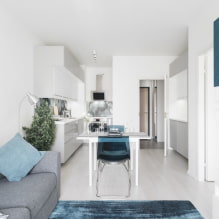 Apartment design 42 sq. m. - photo, zoning, ideas of arrangement-1