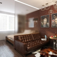 Apartment design 45 sq. m. - ideas of arrangement, photo in the interior-7