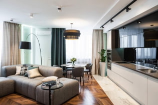 Apartment design 60 sq. m. - ideas for arranging 1,2,3,4-room and studios