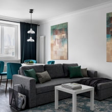 Apartment design 70 sq. m. - ideas of arrangement, photo in the interior of rooms-0