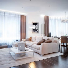 Apartment design 70 sq. m. - arrangement ideas, photos in the interior of rooms-3