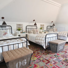 Children's room for three children: zoning, advice on arrangement, the choice of furniture, lighting and decor-3