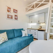 Duplex apartments: layouts, ideas of arrangement, styles, design of stairs-2