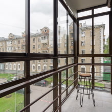 Balcony and loggia design: design ideas, decoration, choice of color, furniture, style and decor-4