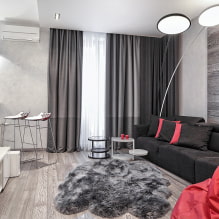 Gray color in the interior: psychology, combinations, shades, styles, room decoration ideas-0